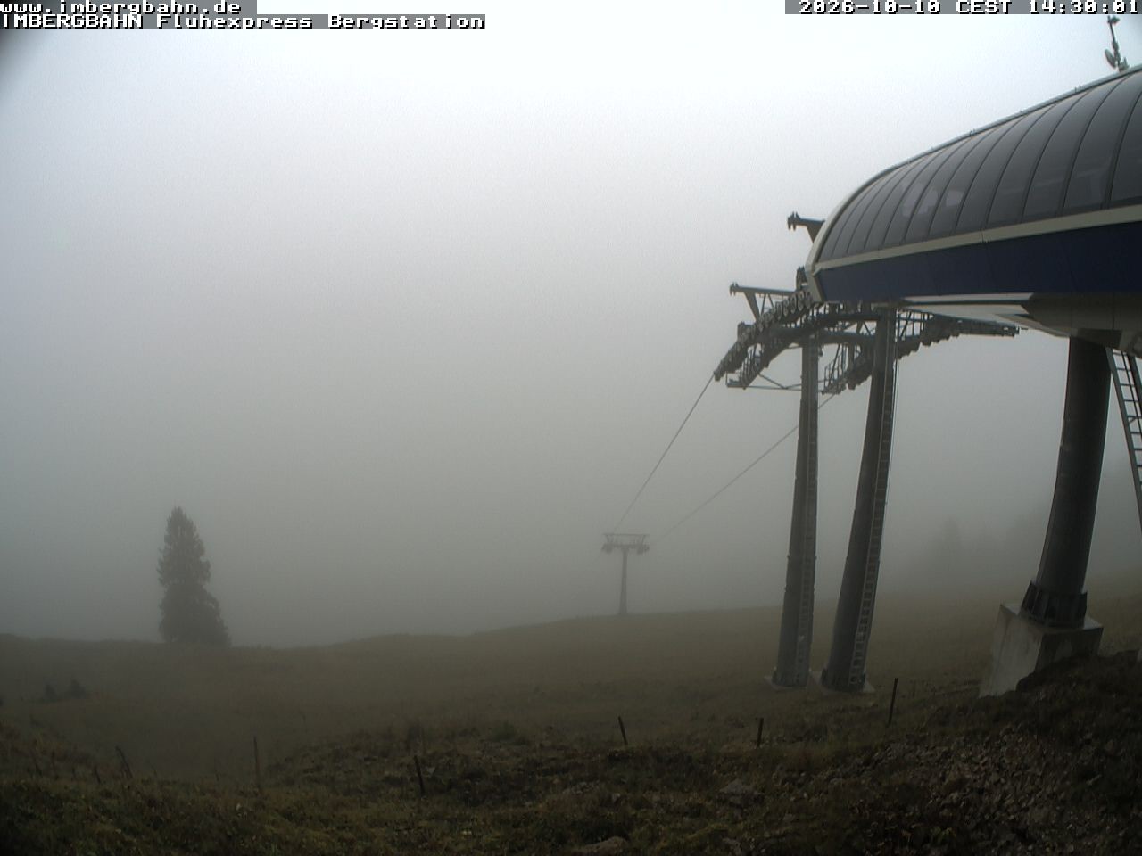 Archiv Foto Webcam Fluhexpress - Bergstation