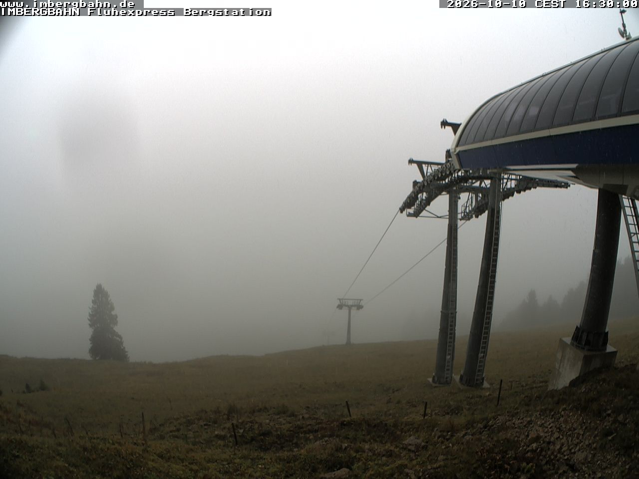 Archiv Foto Webcam Fluhexpress - Bergstation