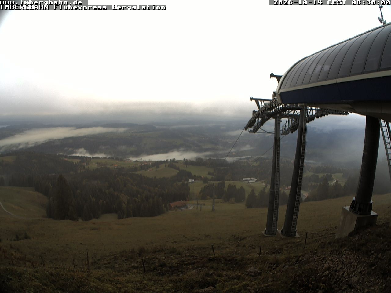 Archiv Foto Webcam Fluhexpress - Bergstation
