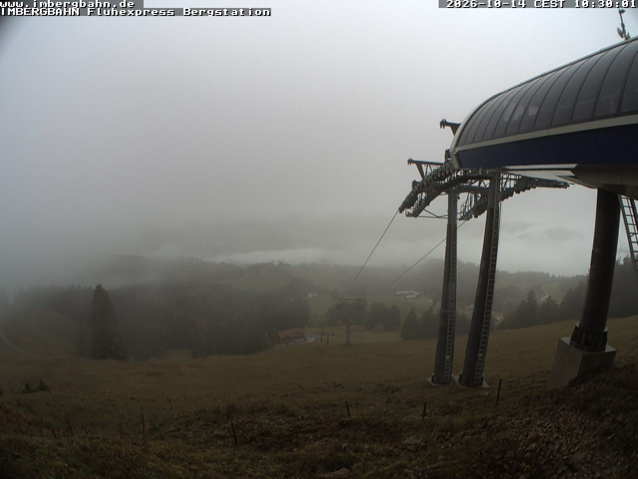 Archiv Foto Webcam Fluhexpress - Bergstation