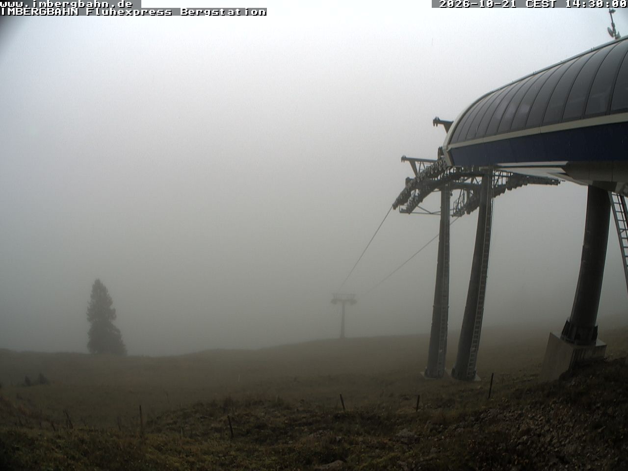 Archiv Foto Webcam Fluhexpress - Bergstation