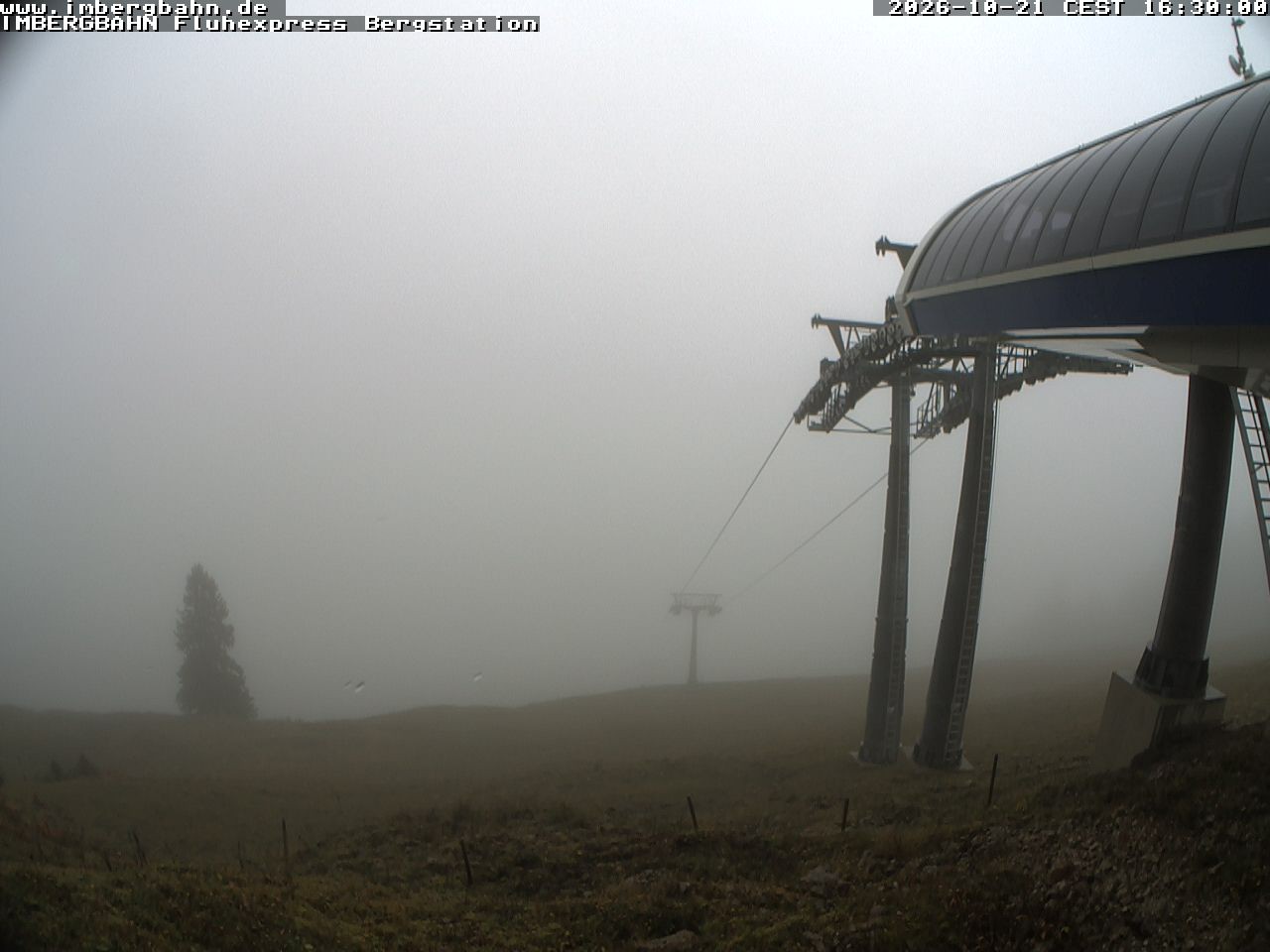 Archiv Foto Webcam Fluhexpress - Bergstation