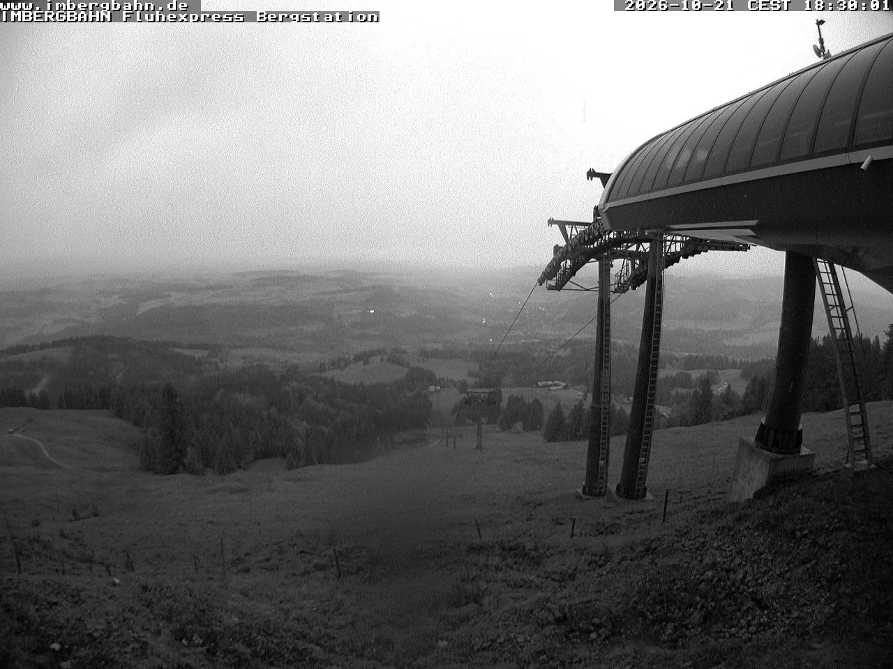 Archiv Foto Webcam Fluhexpress - Bergstation