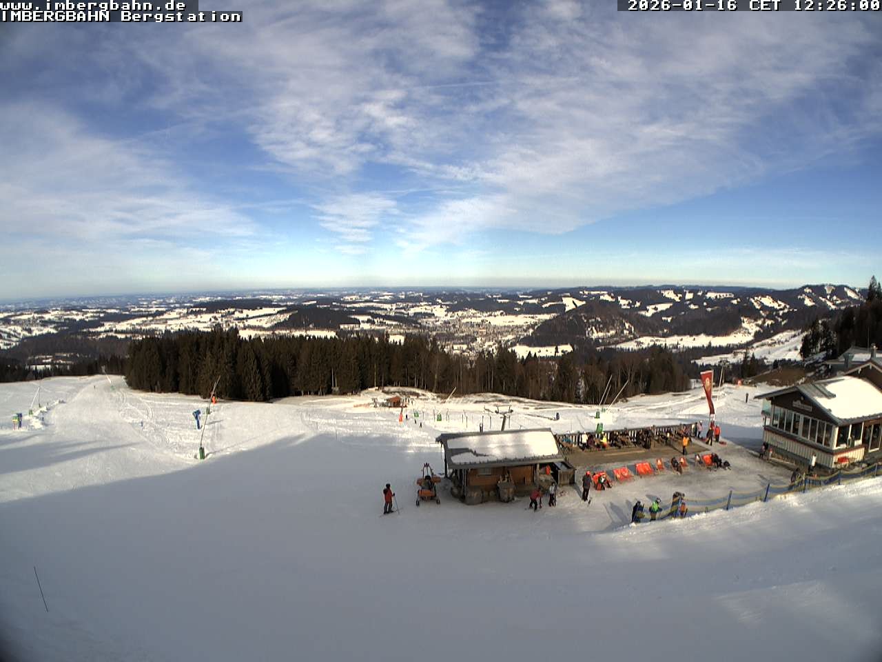 Archiv Foto Webcam Imbergbahn - Bergstation