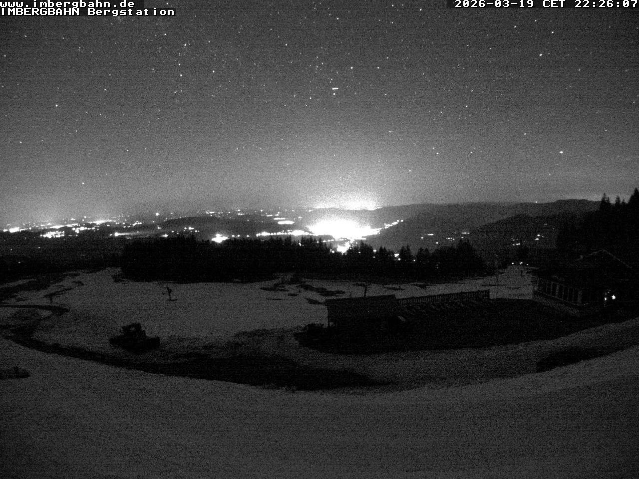 Archiv Foto Webcam Imbergbahn - Bergstation