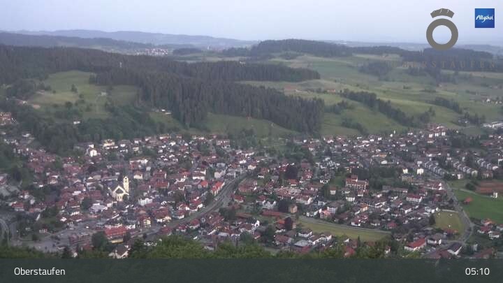 Archived image Webcam Oberstaufen in the region Allgäu