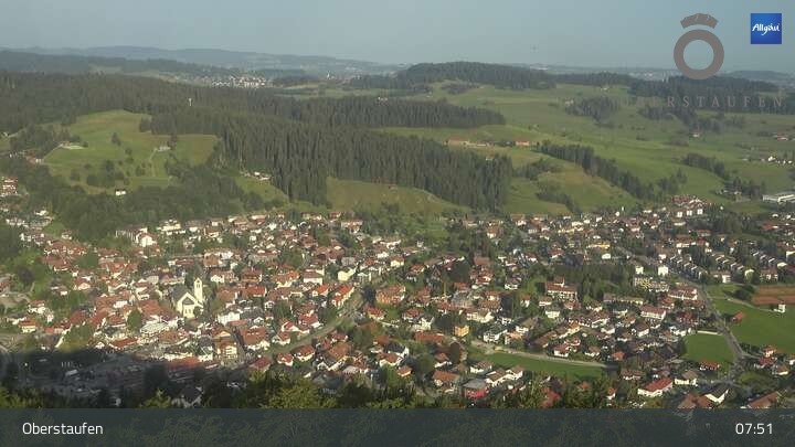 Archived image Webcam Oberstaufen in the region Allgäu