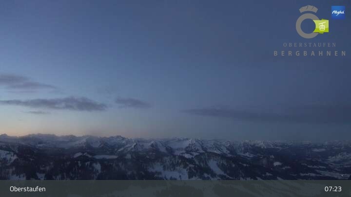 Archiv Foto Webcam Panorama Hochgratbahn