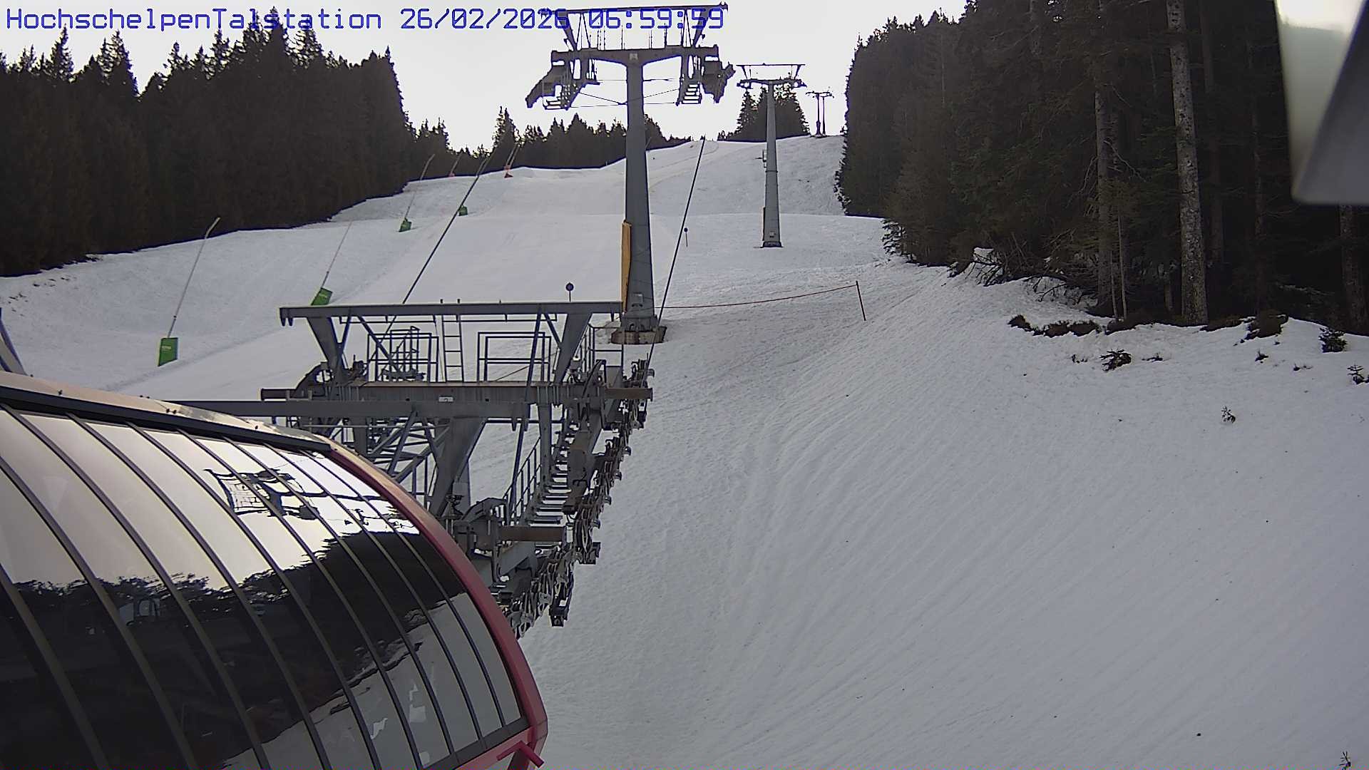 Archived image Webcam Balderschwang, base station Hochschelpenlift