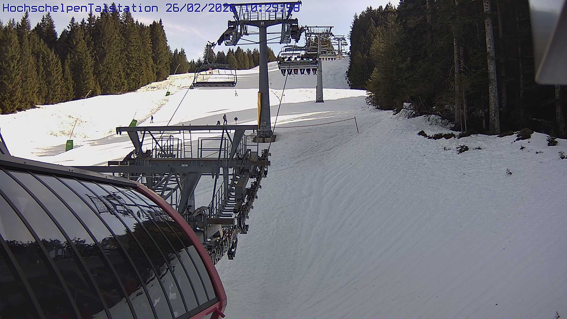 Archived image Webcam Balderschwang, base station Hochschelpenlift