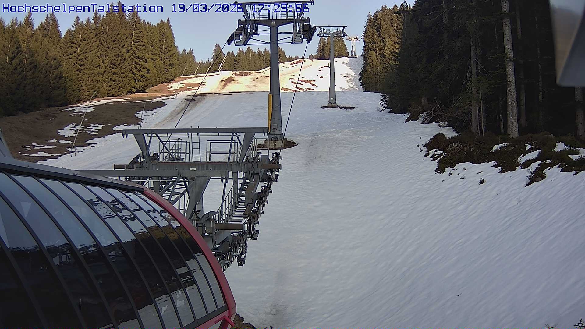 Archiv Foto Webcam Hochschelpenlift, Balderschwang