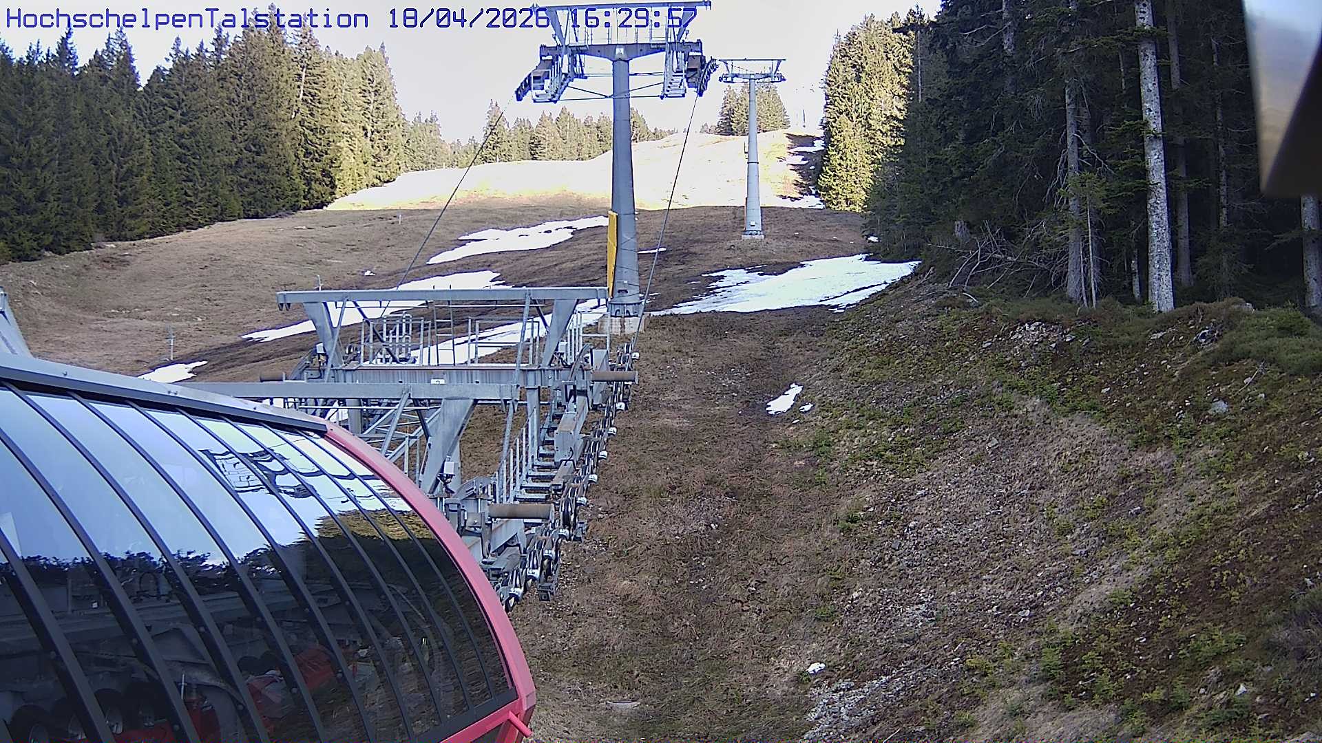 Archived image Webcam Balderschwang, base station Hochschelpenlift