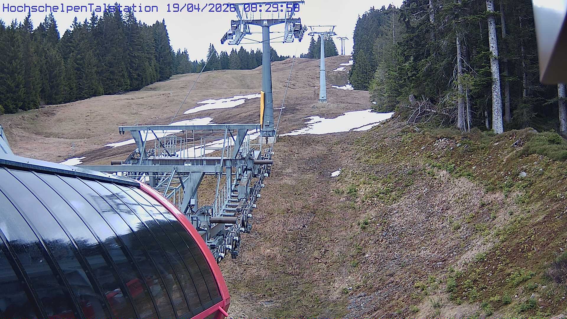 Archived image Webcam Balderschwang, base station Hochschelpenlift