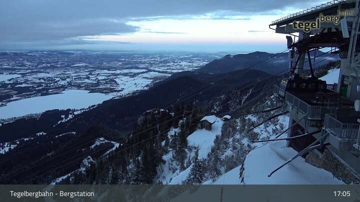 Archiv Foto Webcam Fernblick von der Bergstation am Tegelberg