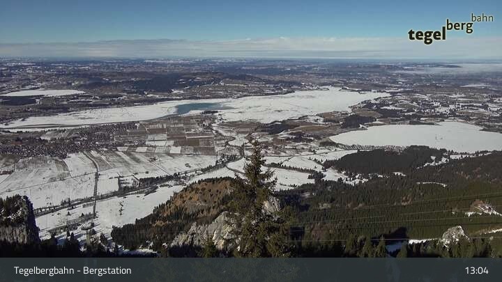 Archiv Foto Webcam Fernblick von der Bergstation am Tegelberg