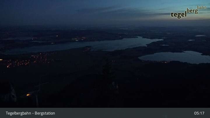 Archiv Foto Webcam Fernblick von der Bergstation am Tegelberg