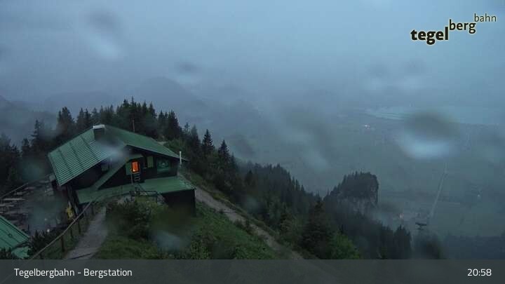 Archiv Foto Webcam Fernblick von der Bergstation am Tegelberg