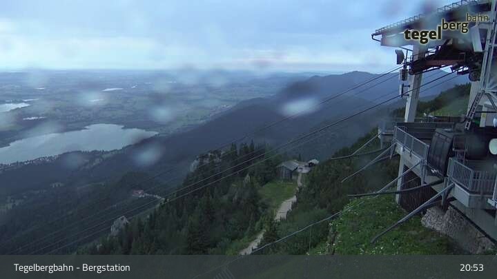 Archiv Foto Webcam Fernblick von der Bergstation am Tegelberg