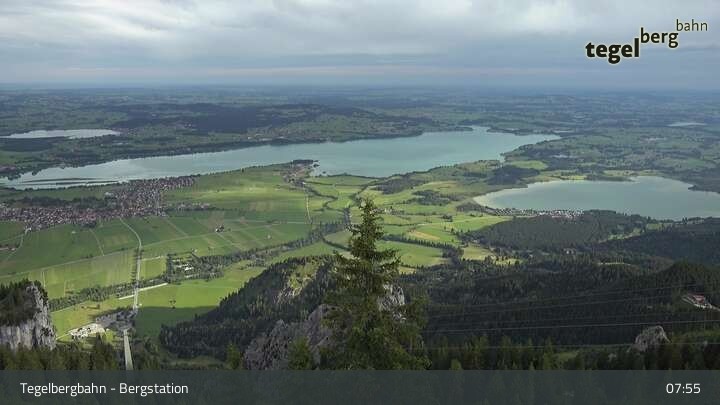 Archiv Foto Webcam Fernblick von der Bergstation am Tegelberg