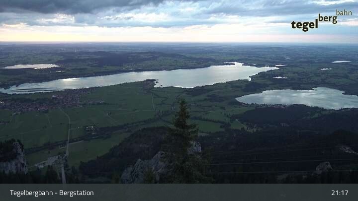 Archiv Foto Webcam Fernblick von der Bergstation am Tegelberg