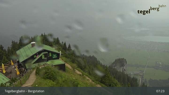 Archiv Foto Webcam Fernblick von der Bergstation am Tegelberg
