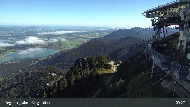 Archiv Foto Webcam Fernblick von der Bergstation am Tegelberg