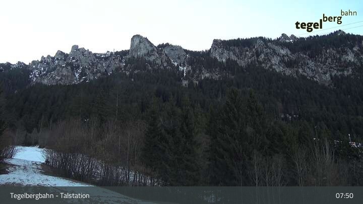 Archiv Foto Webcam Talstation am Tegelberg (800 Meter)