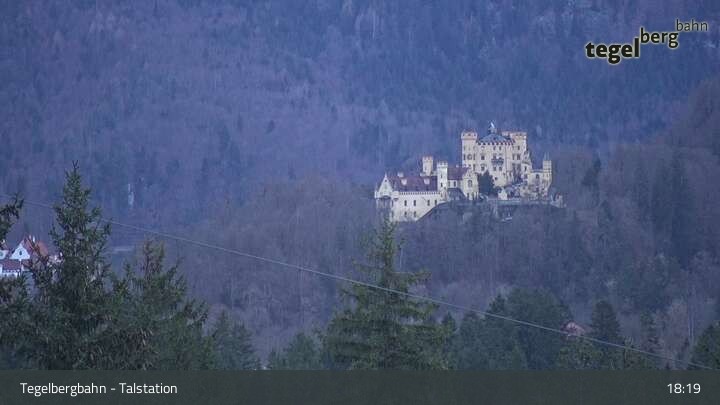 Archiv Foto Webcam Talstation am Tegelberg