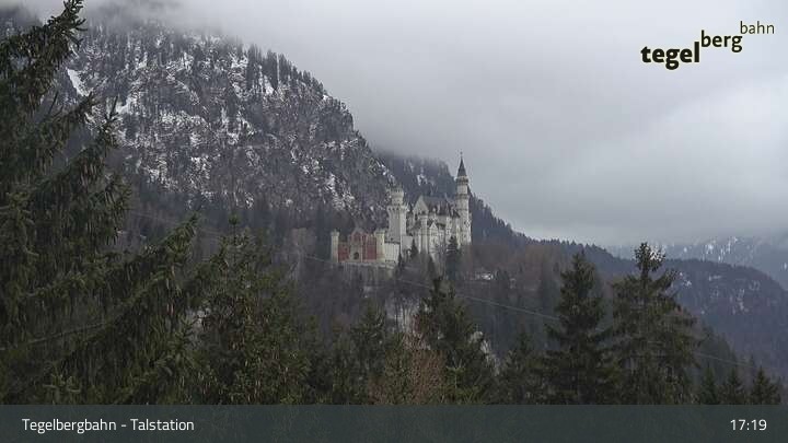 Archiv Foto Webcam Talstation am Tegelberg