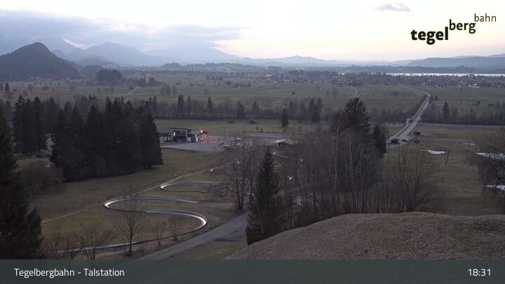Archiv Foto Webcam Talstation am Tegelberg