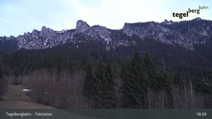 Archiv Foto Webcam Talstation am Tegelberg