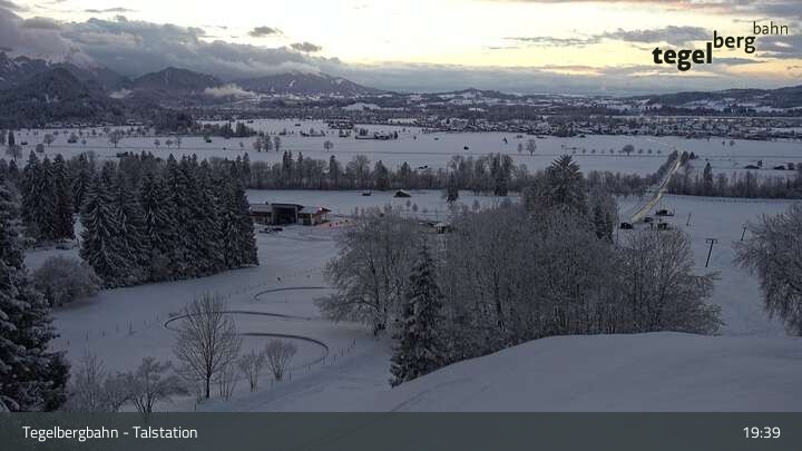Archiv Foto Webcam Talstation am Tegelberg