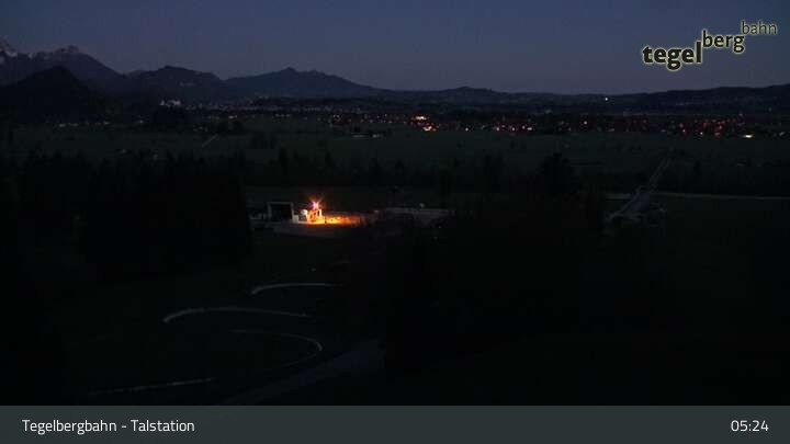 Archiv Foto Webcam Talstation am Tegelberg