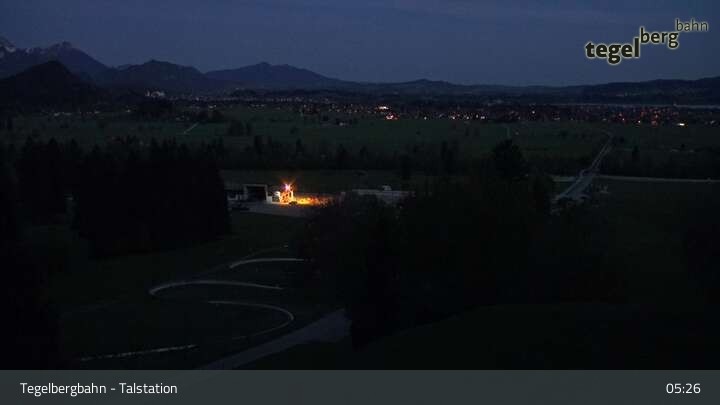 Archiv Foto Webcam Talstation am Tegelberg