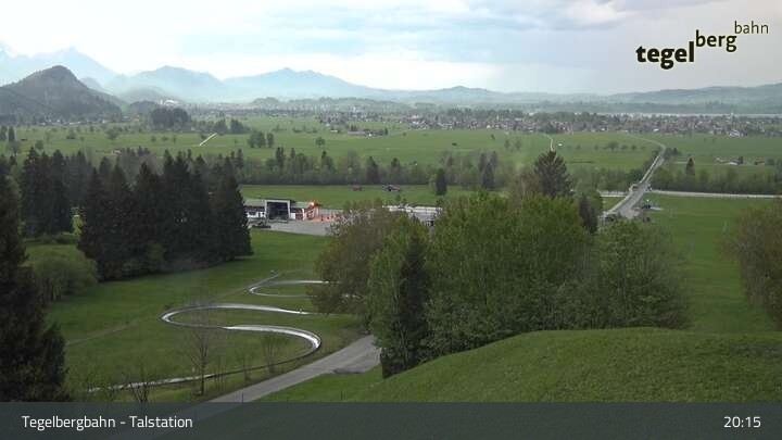 Archiv Foto Webcam Talstation am Tegelberg