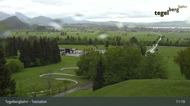 Archiv Foto Webcam Talstation am Tegelberg