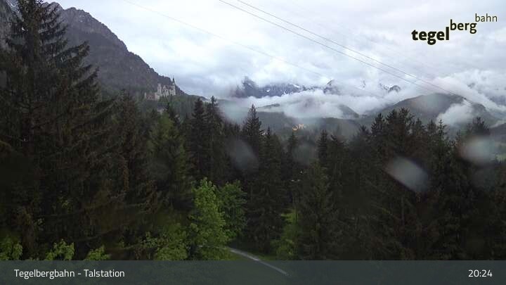 Archiv Foto Webcam Talstation am Tegelberg