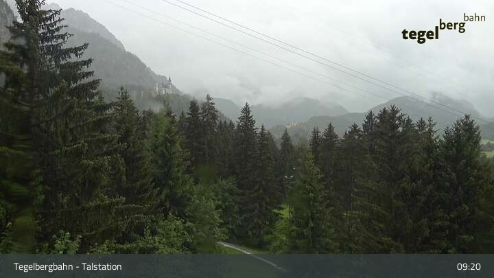 Archiv Foto Webcam Talstation am Tegelberg