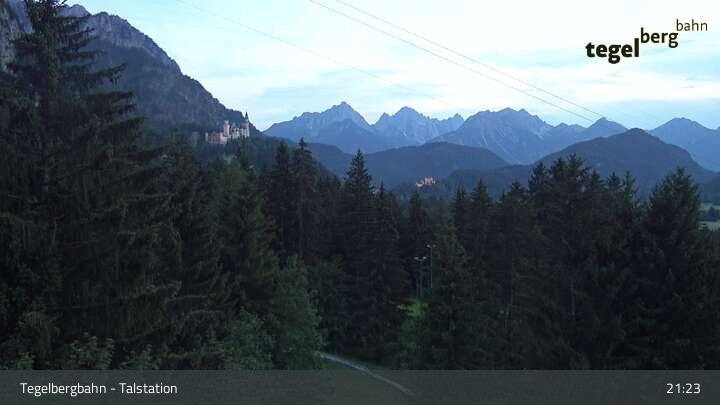 Archiv Foto Webcam Talstation am Tegelberg