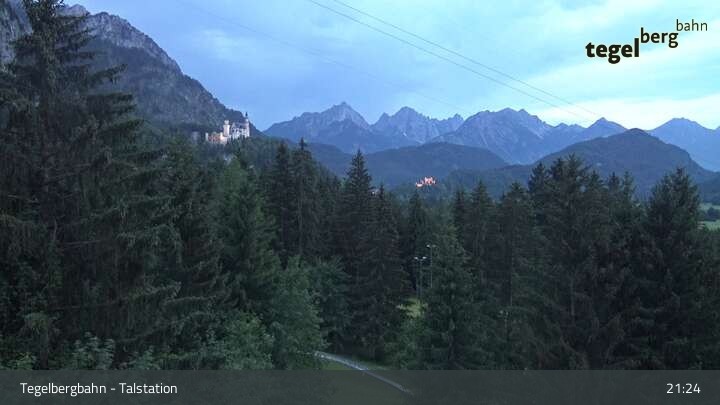 Archiv Foto Webcam Talstation am Tegelberg