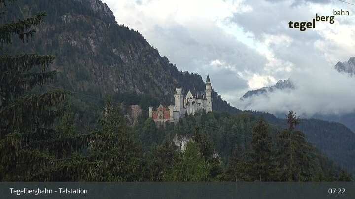 Archiv Foto Webcam Talstation am Tegelberg