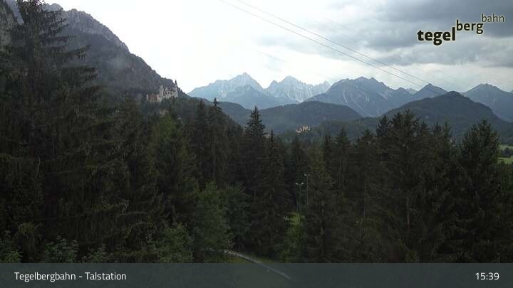 Archiv Foto Webcam Talstation am Tegelberg