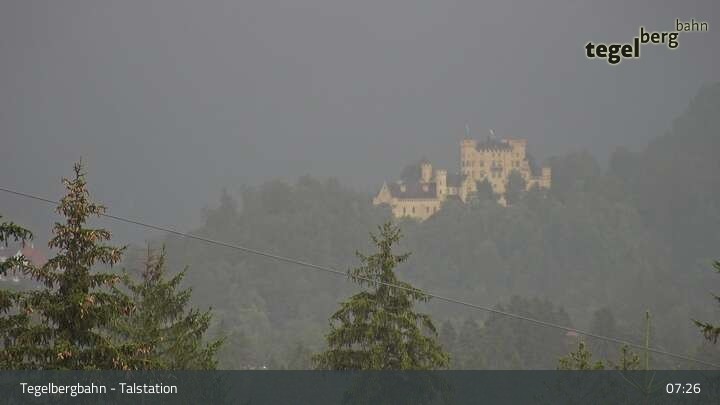 Archiv Foto Webcam Talstation am Tegelberg