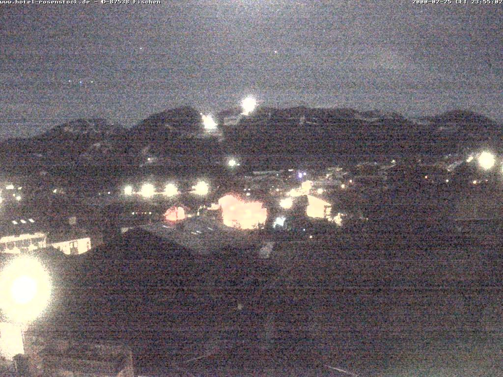 Archived image Webcam Rosenstock Hotel, Fischen in the Allgäu