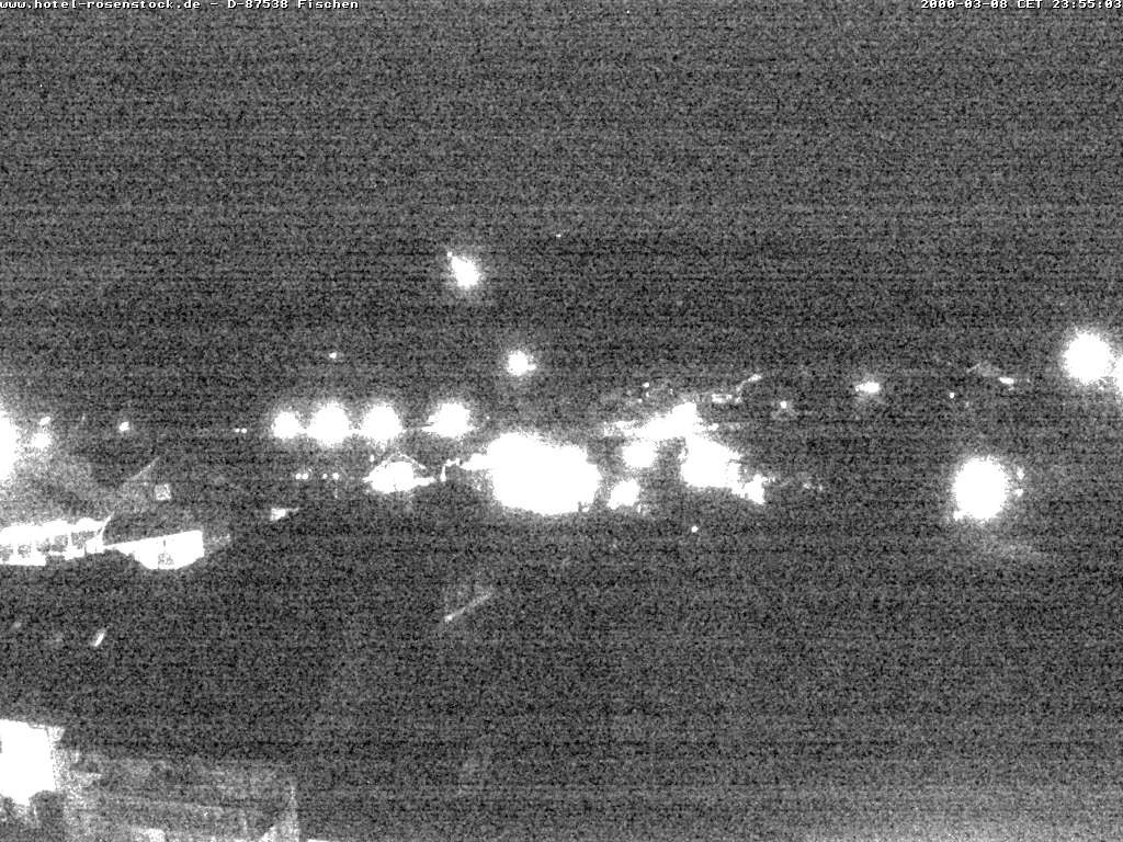 Archived image Webcam Rosenstock Hotel, Fischen in the Allgäu