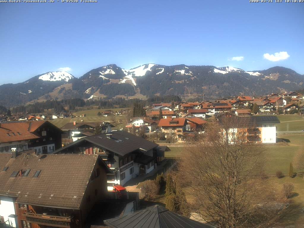 Archiv Foto Webcam Hotel Rosenstock, Fischen im Allgäu
