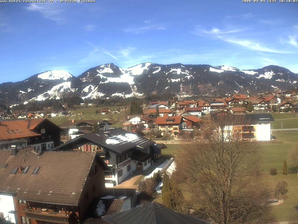 Archiv Foto Webcam Hotel Rosenstock, Fischen im Allgäu