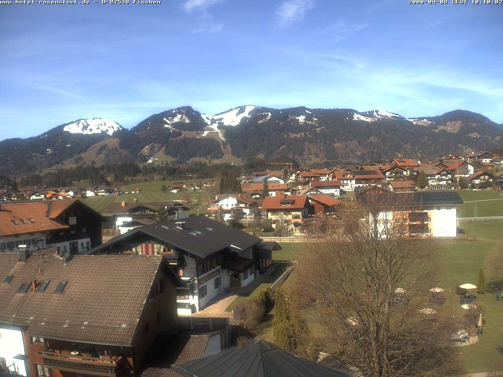 Archiv Foto Webcam Hotel Rosenstock, Fischen im Allgäu