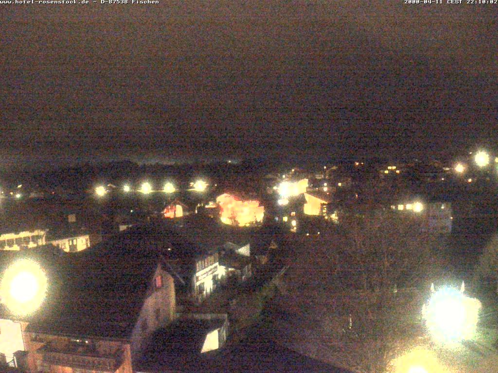 Archived image Webcam Rosenstock Hotel, Fischen in the Allgäu