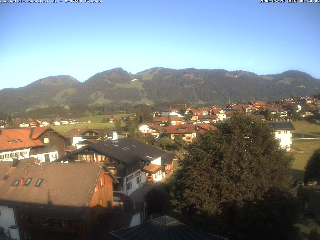 Archiv Foto Webcam Hotel Rosenstock, Fischen im Allgäu